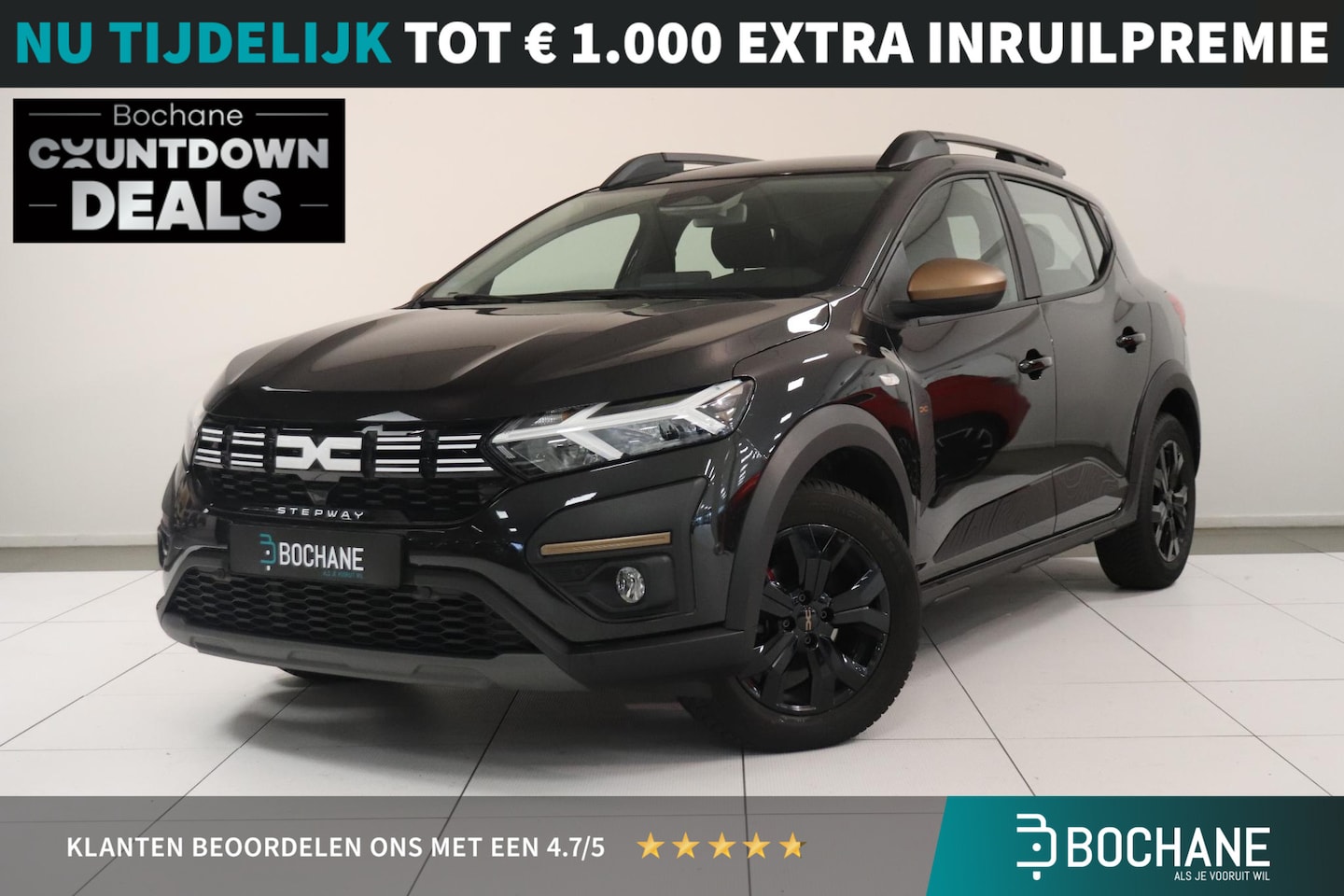 Dacia Sandero Stepway - 1.1 TCe 110 Extreme | Climate control | Stoelverwarming | Navigatie | Smartphone intergati - AutoWereld.nl