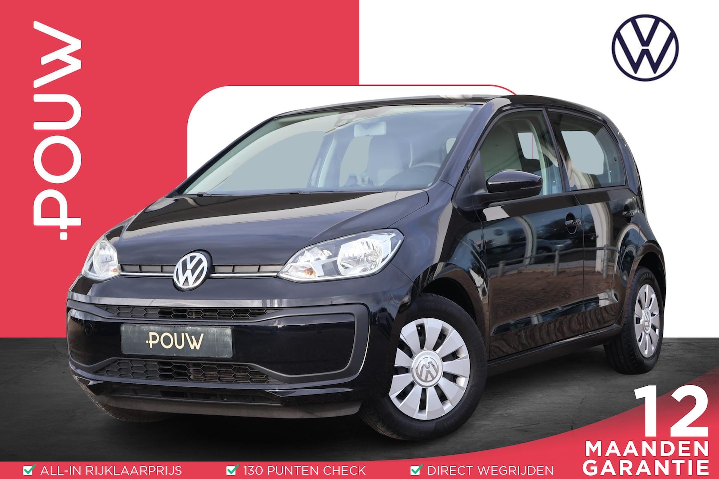 Volkswagen Up! - 1.0 60pk Move up! | Bluetooth Telefoon | Airco | DAB Radio | Regensensor - AutoWereld.nl