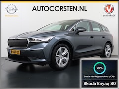 Skoda Enyaq iV - 80 Trekhaak Camera 1/2 Leer Apple Carplay Android First Edition Navi Ecc 19"lm PDC-a+v Cru