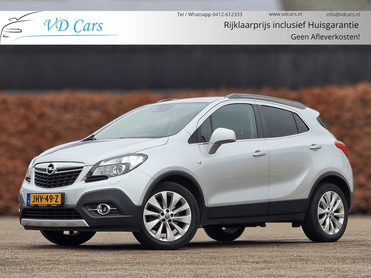 Opel Mokka - 1.4 T Cosmo AUTOMAAT*Trekhaak*Navigatie*Stoelverwarming*Camera*PDC*Climate control*Cruise - AutoWereld.nl