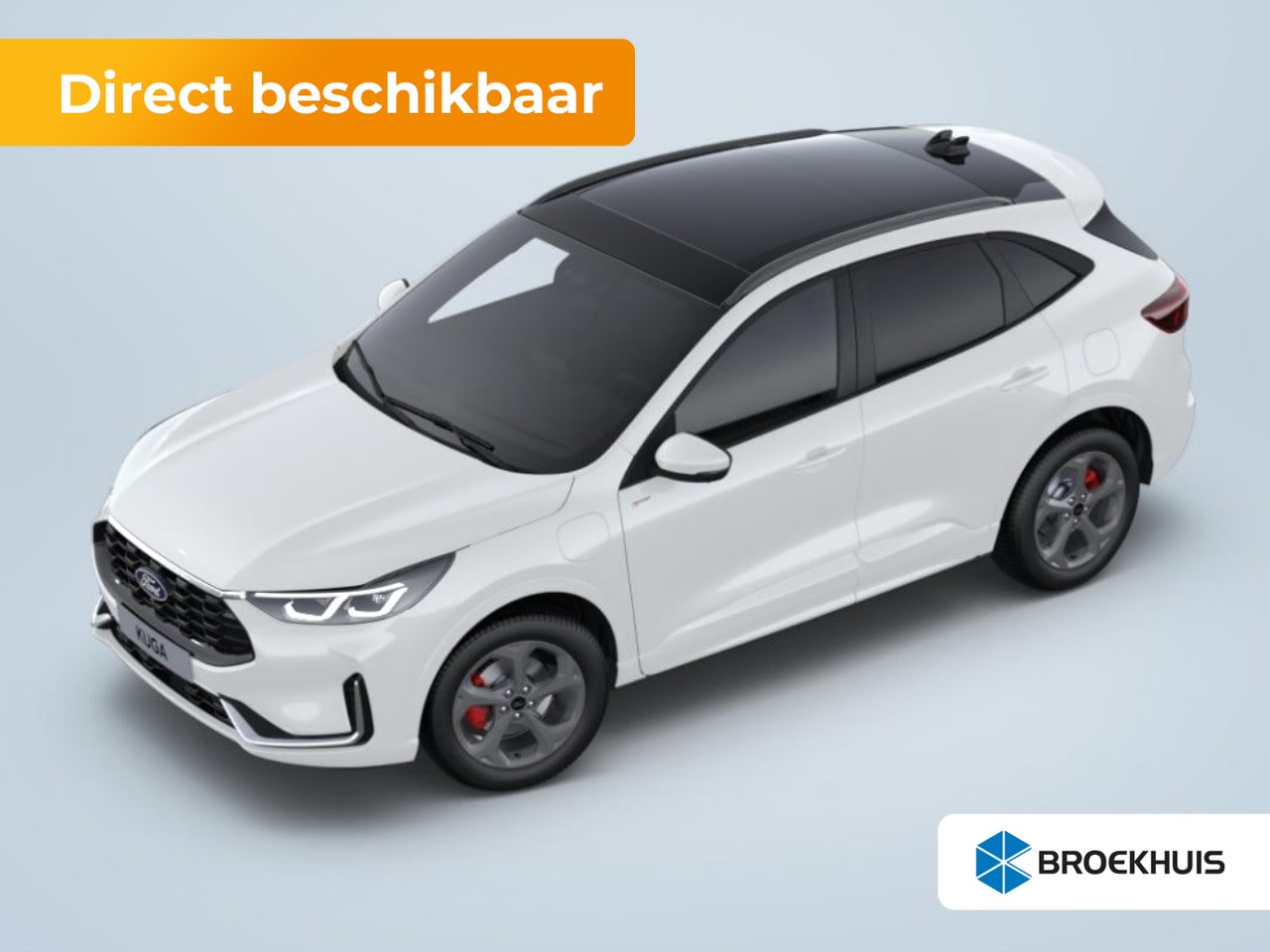 Ford Kuga - 2.5 PHEV ST-Line X | Elektrisch glazen panorama-dak | Elektrisch verstelbare stoel(en) met - AutoWereld.nl