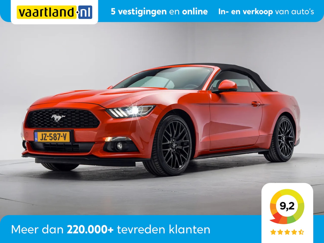 Ford Mustang Convertible - 2.3 EcoBoost Org. NL [Stoelverwarming & Verkoeling, Leder - AutoWereld.nl