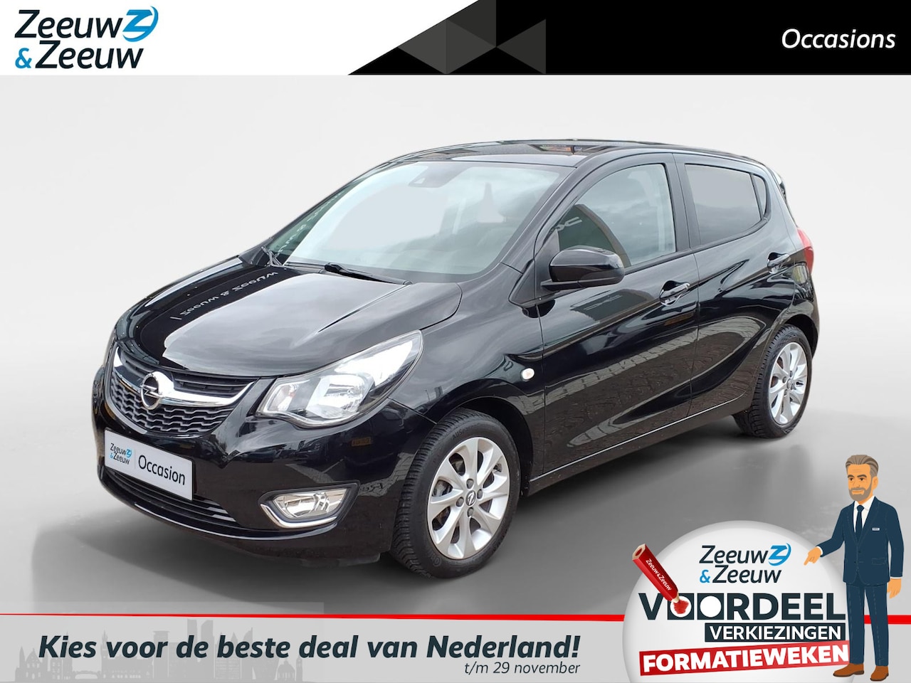 Opel Karl - 1.0 ecoFLEX Innovation | Cruise Control | Stuur-stoelverwarming | Clima | Parkeersensoren - AutoWereld.nl