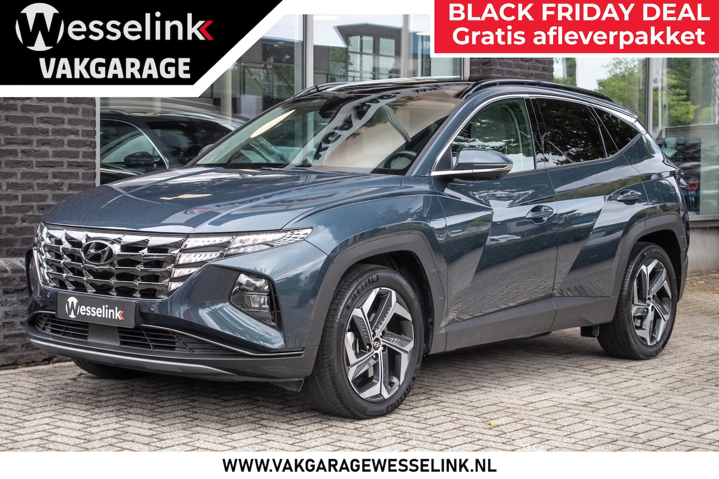 Hyundai Tucson - 1.6 T-GDI PHEV Premium Sky 4WD - Panorama-schuif- kanteldak | Trekhaak - AutoWereld.nl