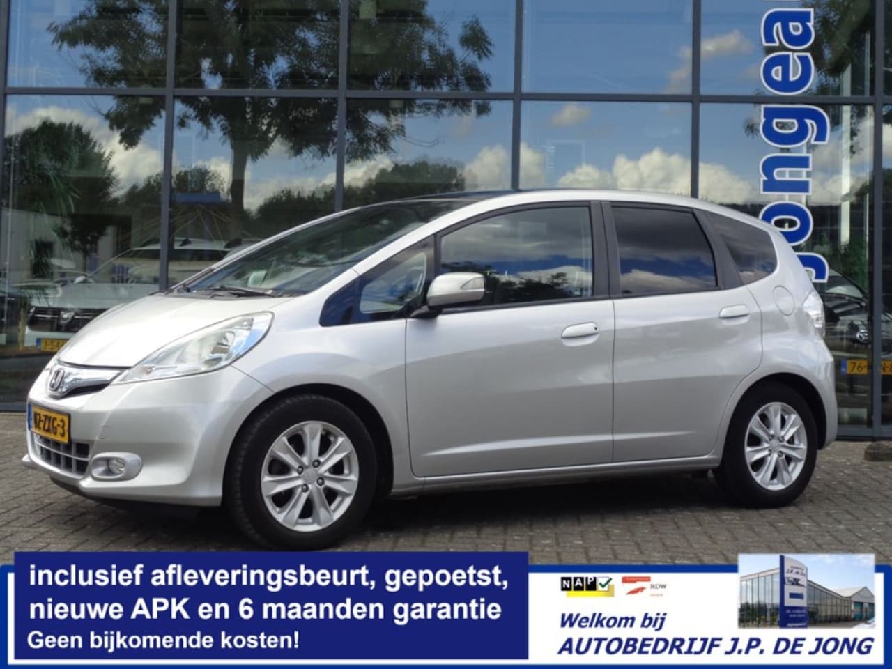 Honda Jazz - 1.4 Hybrid Elegance | AUTOMAAT | Panoramadak | Climate | LMV | Cruise | Navi | Dealeronderhouden | NL auto - AutoWereld.nl