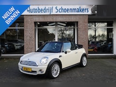 MINI Cabrio - 1.6 Cooper AUTOMAAT LEER CRUISE STOELVERW. CLIMA PDC 17"LMV ALL-SEASONS XENON AUTOMAAT