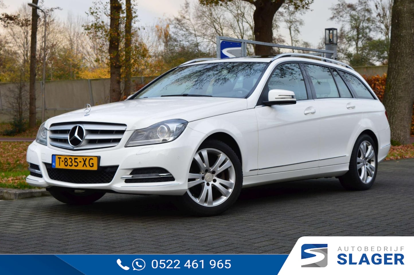 Mercedes-Benz C-klasse Estate - 180 Ambition Avantgarde Edition C - Xenon|Trekhaak|Navi|Pano|Stoelverw. - AutoWereld.nl