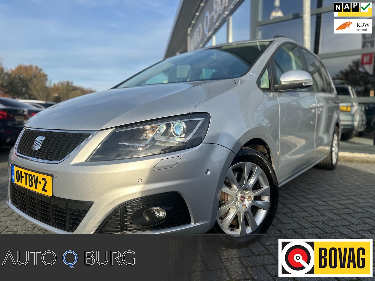 SEAT Alhambra - 2.0 TDI Style 7p | 7 Persoons | DSG | Trekhaak | Navi | Leder | Cruise | Panoramadak | Sto - AutoWereld.nl