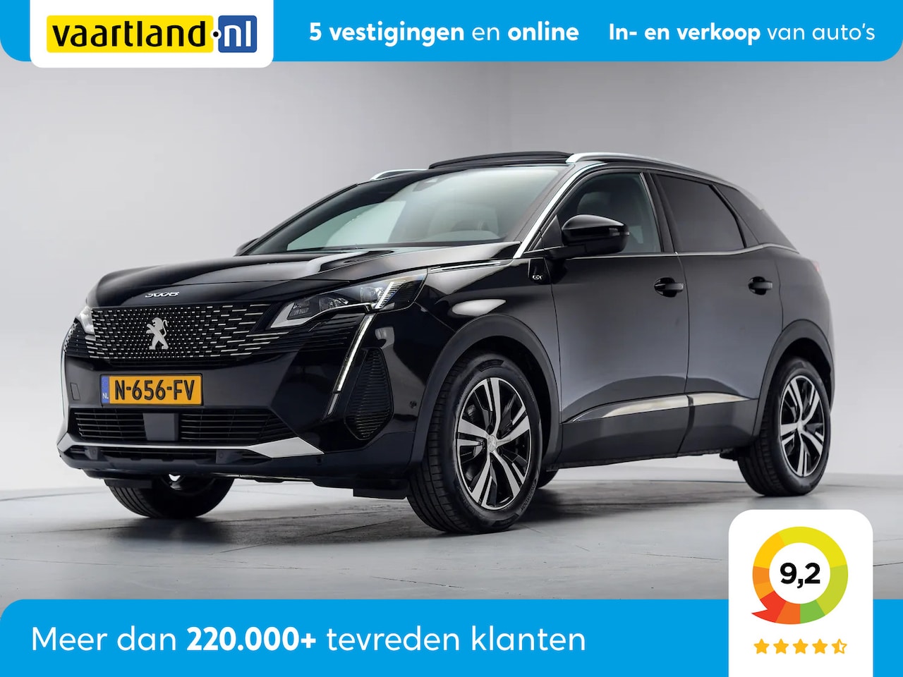 Peugeot 3008 - 1.2 PureTech GT-Line Aut. [ Panoramadak Adapt.cruise Stoelverwarming ] - AutoWereld.nl