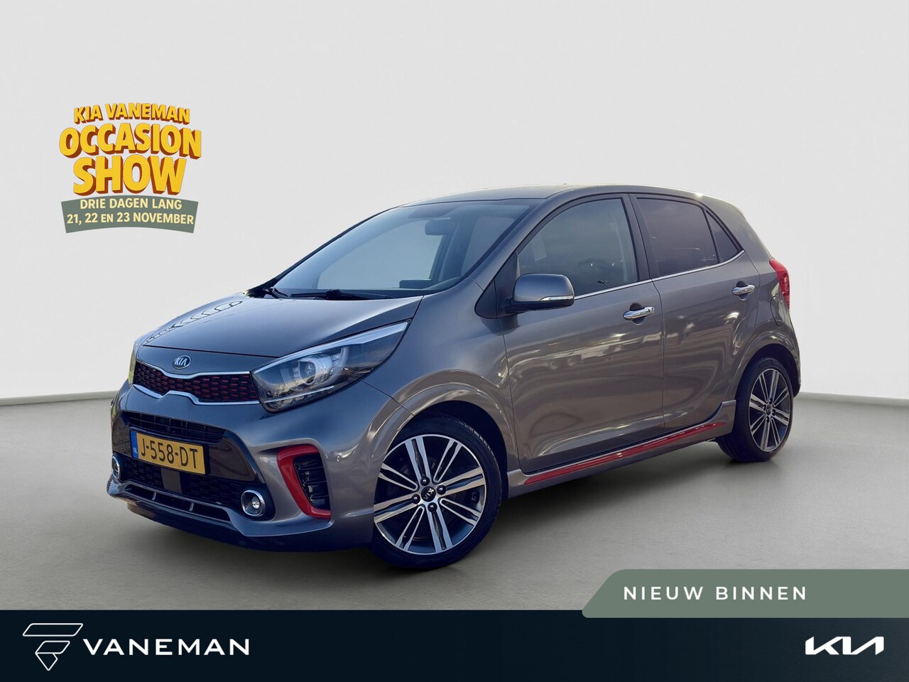 Kia Picanto - 1.0 T-GDI GT-Line 100 PK | Camera | Leder | Cruise | LMV | - AutoWereld.nl