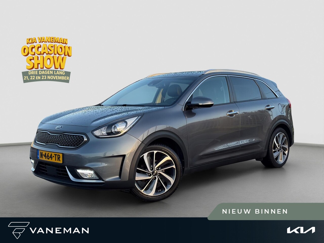 Kia Niro - 1.6 GDi Hybrid BusinessLine Automaat | Elektrische Geheugenstoelen | Leder | Camera | Crui - AutoWereld.nl