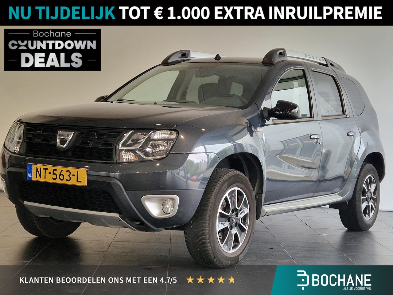 Dacia Duster - 1.2 TCe 4x2 Blackshadow | NAVIGATIE | ACHTERUITRIJCAMERA | CRUISE CONTROLE | - AutoWereld.nl