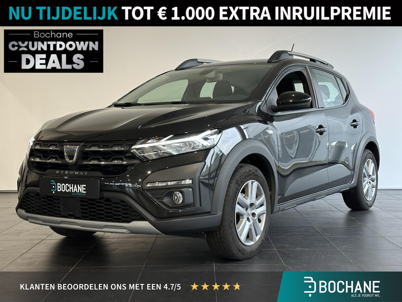 Dacia Sandero Stepway - 1.0 TCe 90 Comfort | APPLE CARPLAY | PARKEERSENSOREN ACHTER | AIRCO | CRUISE CONTROL - AutoWereld.nl