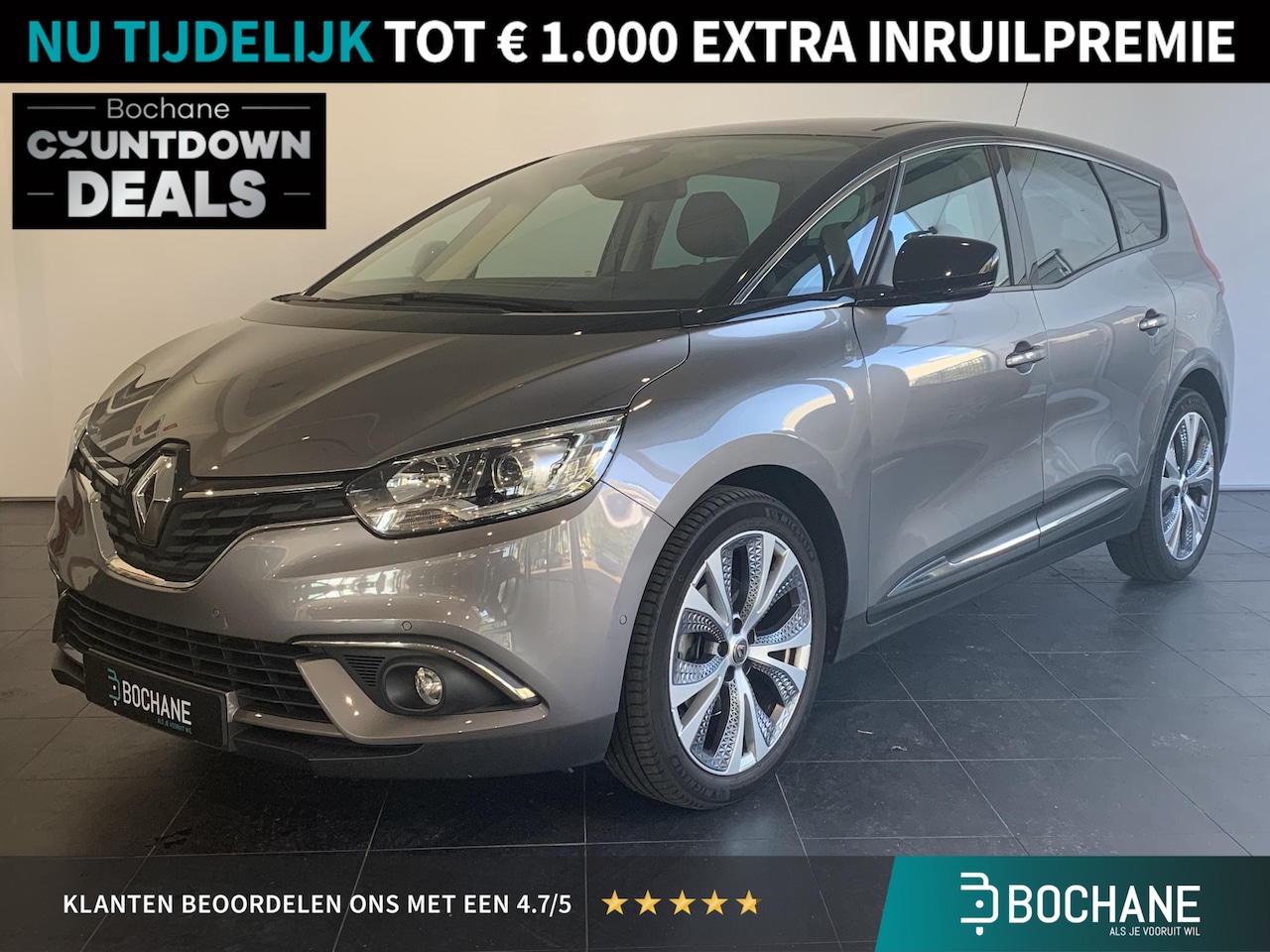 Renault Grand Scénic - 1.3 TCe Intens 7p. | NAVIGATIE | ACHTERUITRIJCAMERA | CLIMATE CONTROL | PARKEERSENSOREN VO - AutoWereld.nl