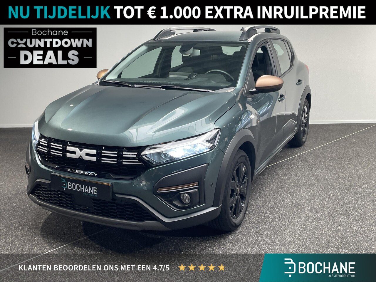 Dacia Sandero Stepway - 1.0 TCe 90 Extreme Navigatie | Climate controle | Camera - AutoWereld.nl