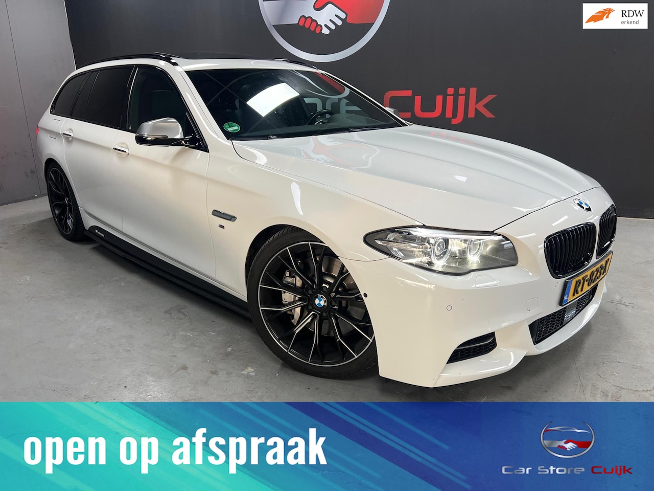 BMW 5-serie Touring - M550xd | Softclose | HarmanKardon| Alarm 3-4-5 | Pano | 360 | HUD| - AutoWereld.nl