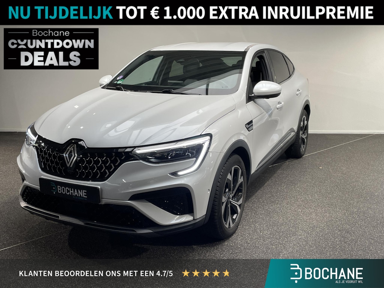 Renault Arkana - 1.6 E-Tech full hybrid 145 techno Cimate controle | Navigatie| Camera - AutoWereld.nl