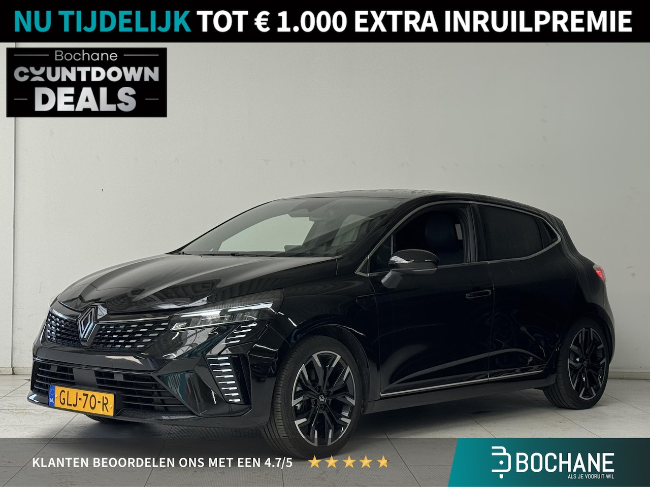 Renault Clio - 1.6 E-Tech Full Hybrid 145 techno | Navigatie | Camera | Cruise control | Lichtmetalen vel - AutoWereld.nl