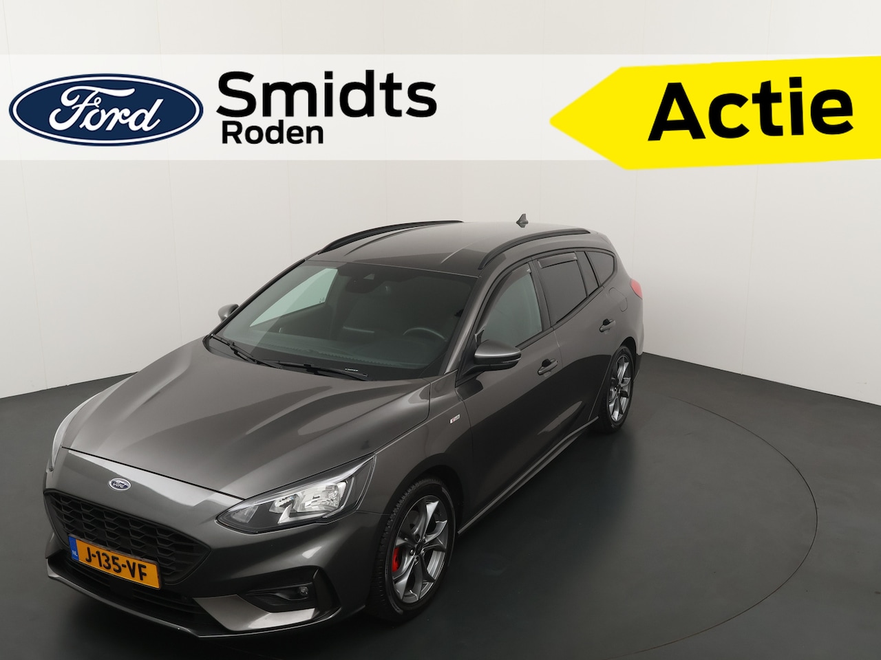 Ford Focus Wagon - EcoBoost Hybrid 125 pk ST Line | Trekhaak | Camera | LED | Keyless entry | 100% dealer ond - AutoWereld.nl