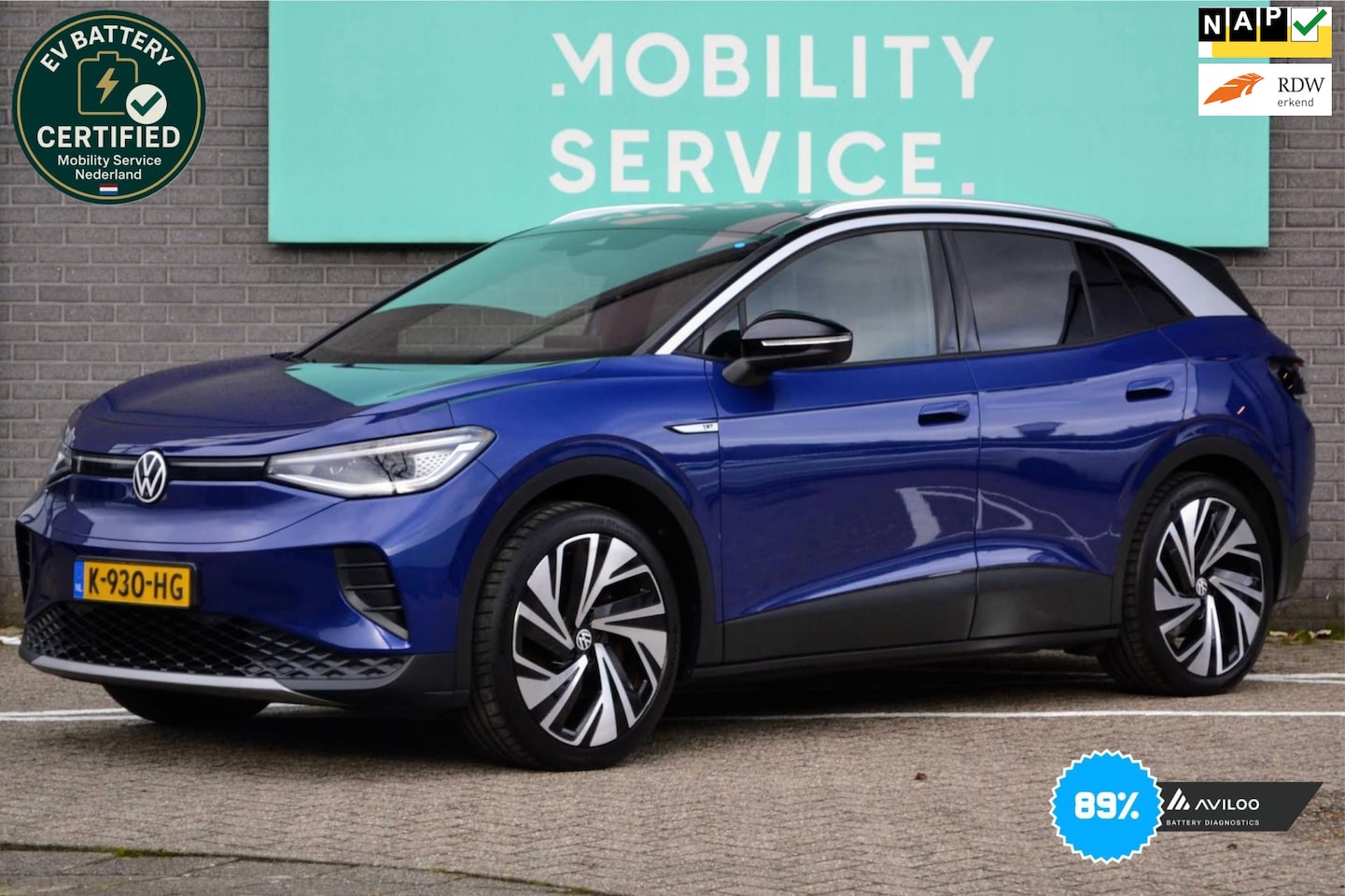 Volkswagen ID.4 - First Max 77 kWh SOH89% Matrix ACC Pano CarPlay 3-Zone AC - AutoWereld.nl