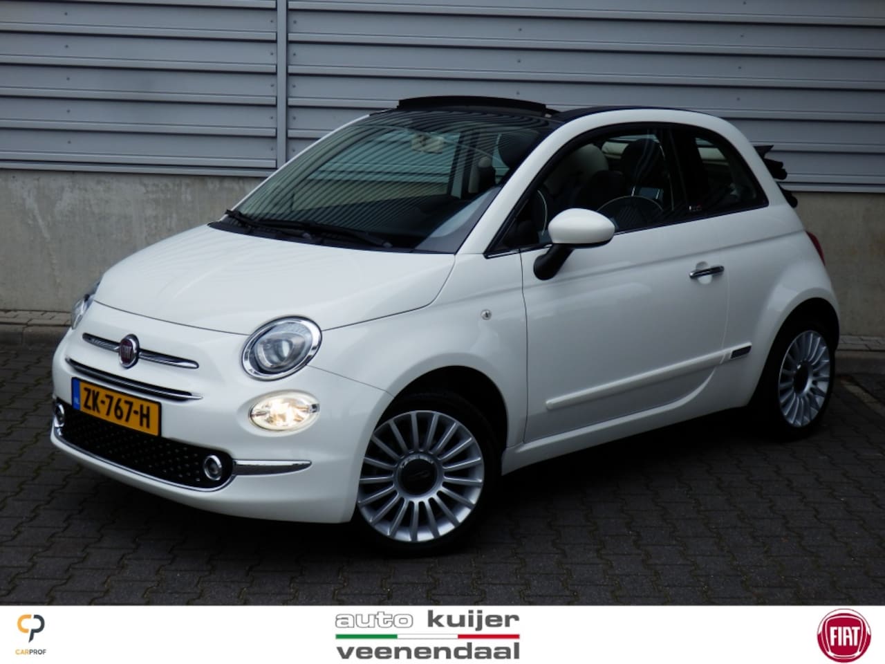 Fiat 500 C - 1.2 69pk Cabriolet | Automaat | 4 cil. | 16" | Apple Carpl / And - AutoWereld.nl