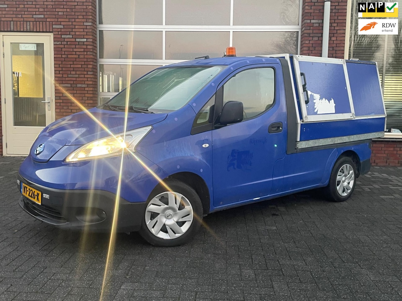 Nissan e-NV200 - Optima | SOH 75% | Kipper Veegvuilopbouw | Cruise Control | Nieuwe Apk | 1e Eigenaar | Exc - AutoWereld.nl