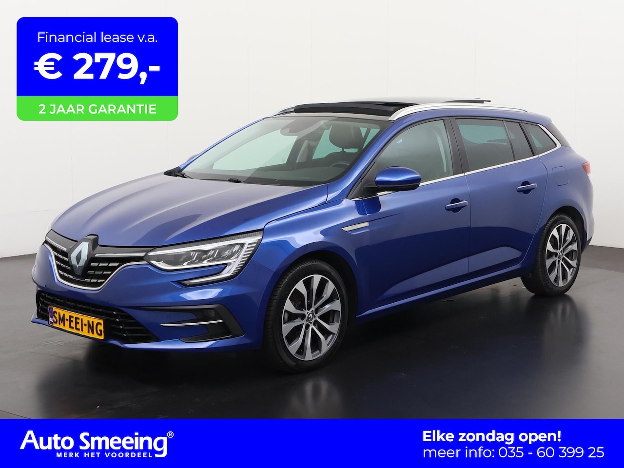 Renault Mégane E-Tech - Estate 1.6 Plug-In Hybrid 160 Techno | Panoramadak | Trekhaak | Zondag Open! - AutoWereld.nl