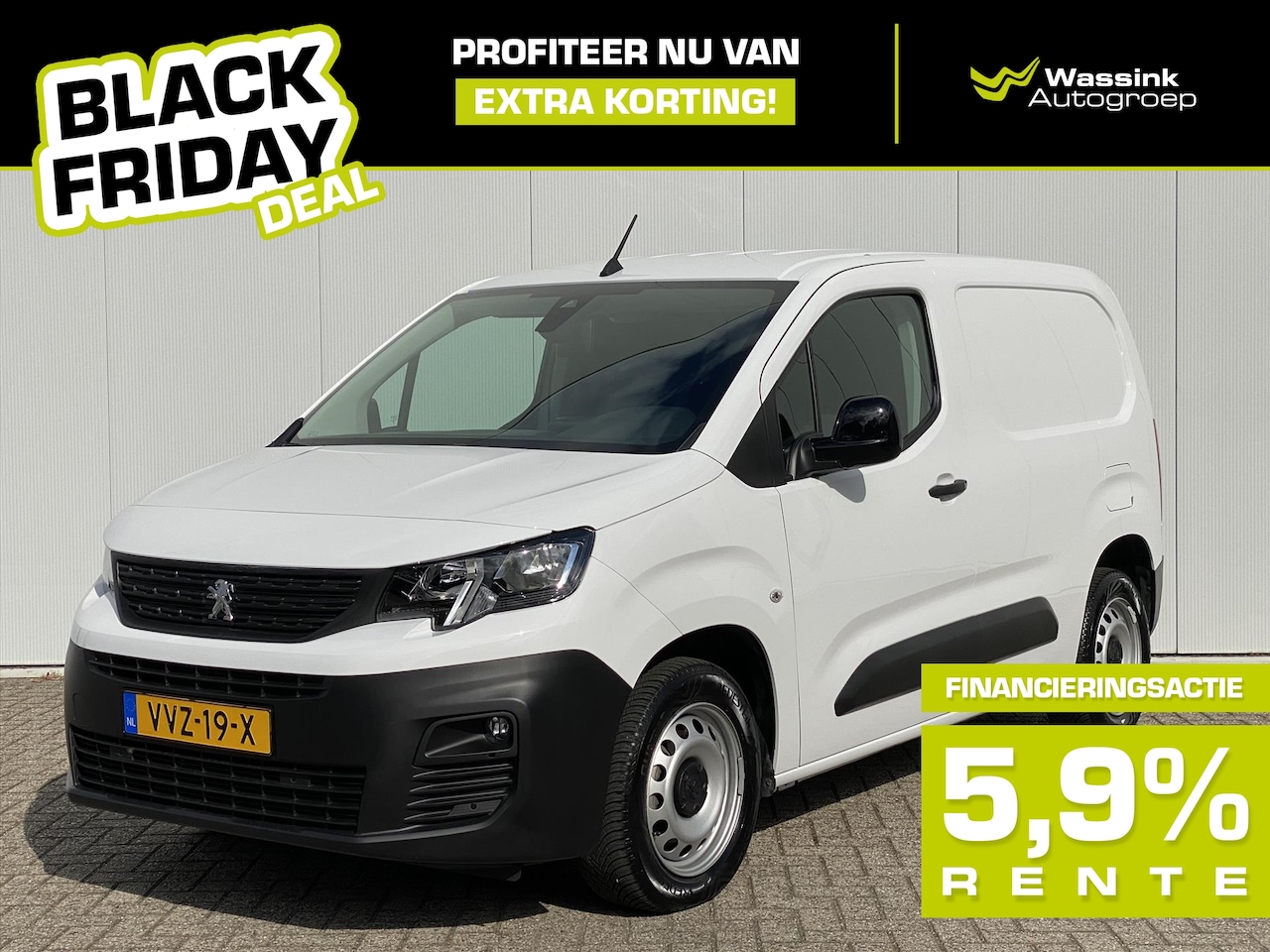 Peugeot Partner - BLACK FRIDAY DEAL I 1.5 BlueHDi 130pk EAT8 I Automaat | Camera I Trekhaak I Airco | - AutoWereld.nl
