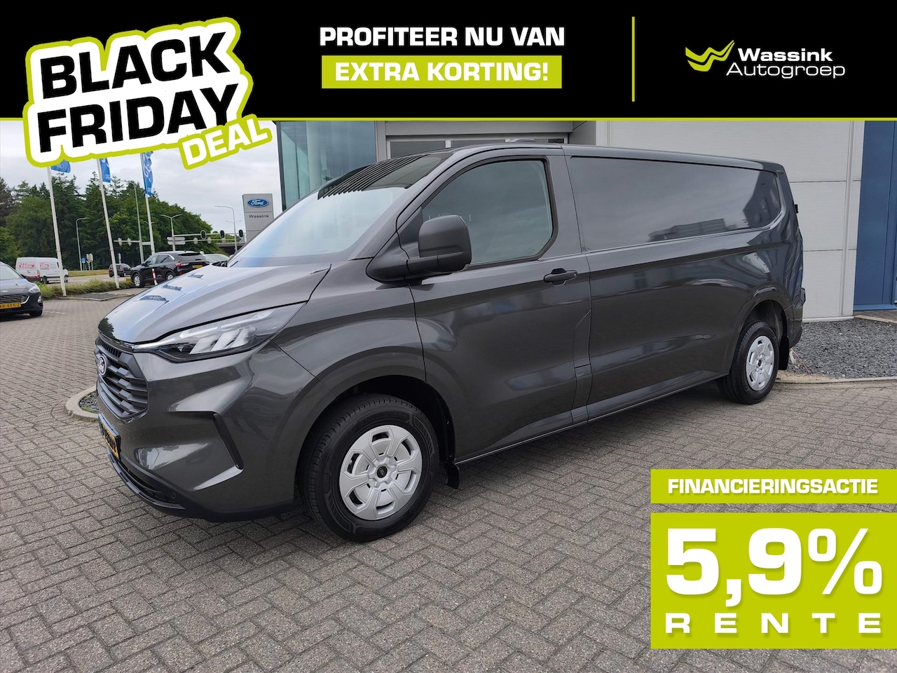 Ford Transit Custom - BLACK FRIDAY DEAL I 2.0 EcoBlue 136pk L2H1 320 Automaat Trend | Trekhaak 2800kg | Cruise C - AutoWereld.nl