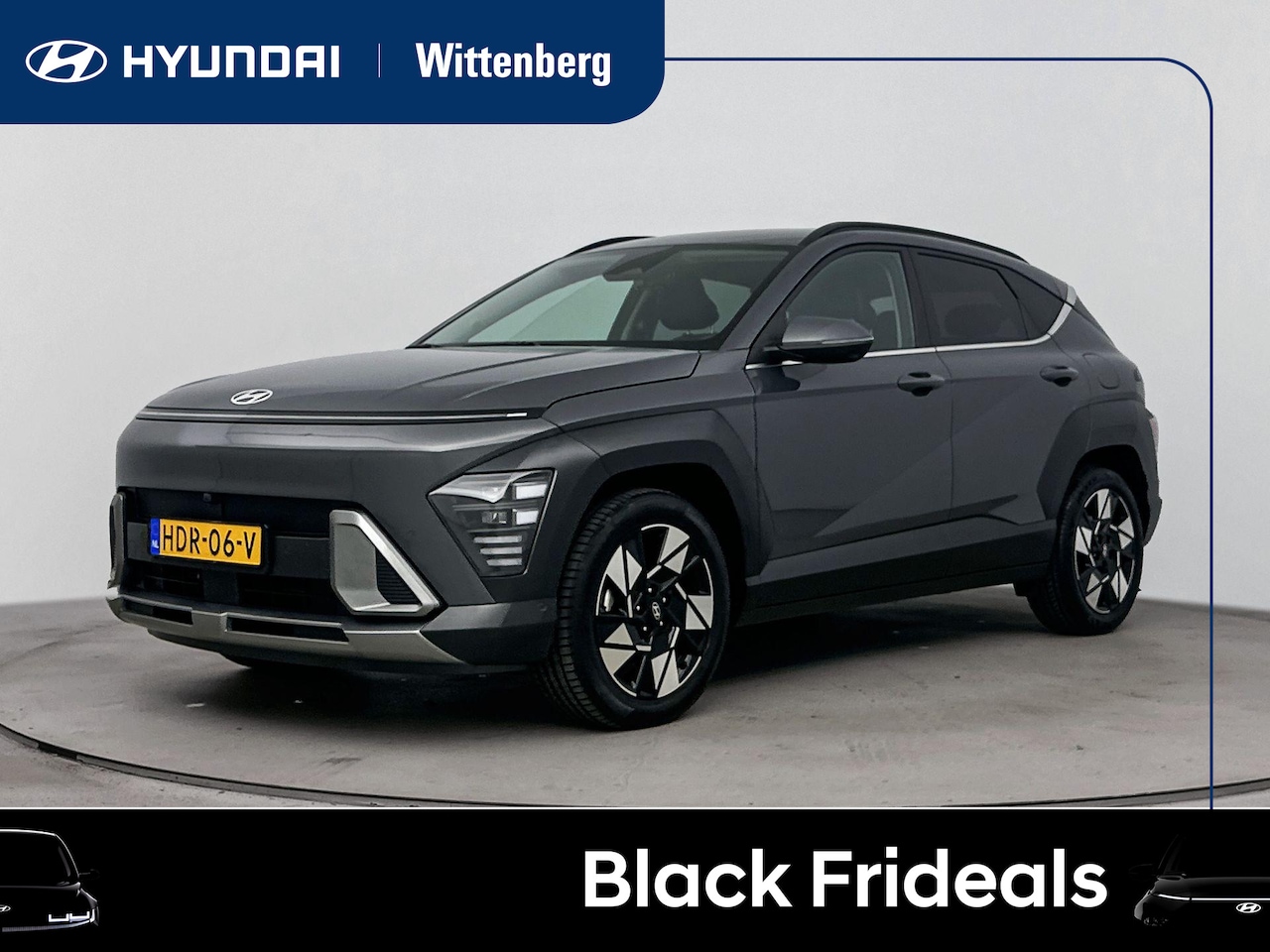 Hyundai Kona - 1.6 GDI HEV Premium | Leer | Memory | Stoel + stuurverwarming | 360 Camera | Stoelventilat - AutoWereld.nl