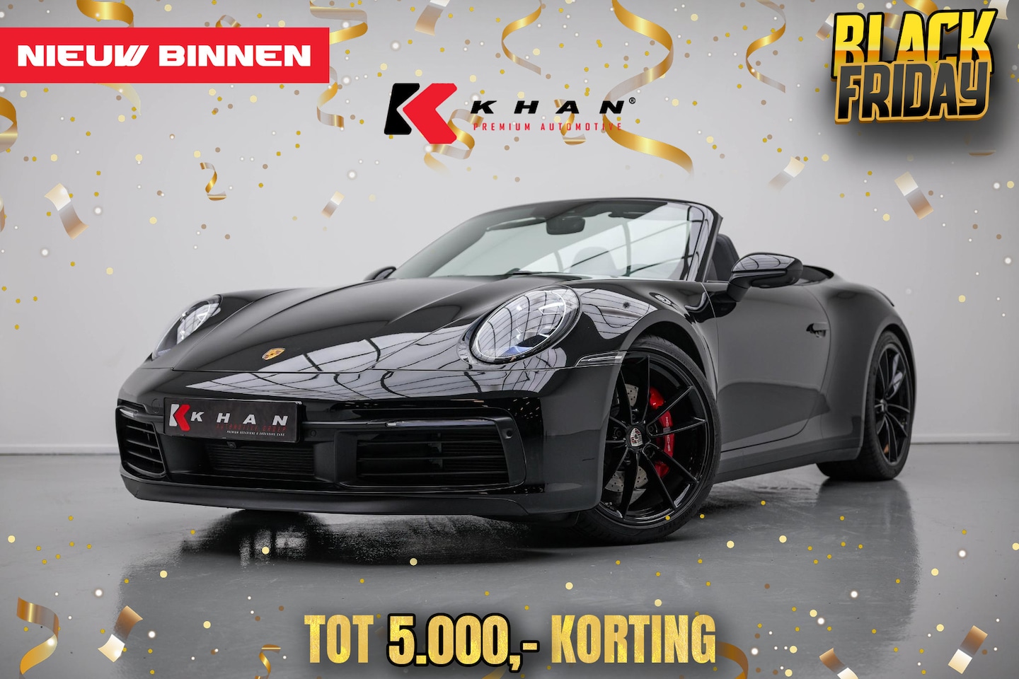 Porsche 911 Cabrio - 3.0 Carrera 4 S |Chrono|Lift|BOSE|Sportuitlaat|PPF| - AutoWereld.nl