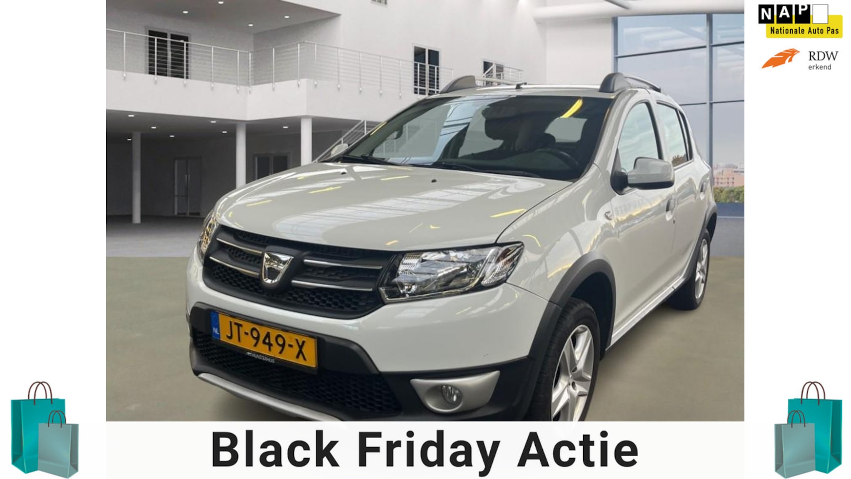 Dacia Sandero Stepway - 0.9 TCe Bi-Fuel Lauréate|LPG|2DE EIG|ORIGINEEL NL|LAGE KM MET NAP|TOPONDERHOUDEN|BOEKJES| - AutoWereld.nl