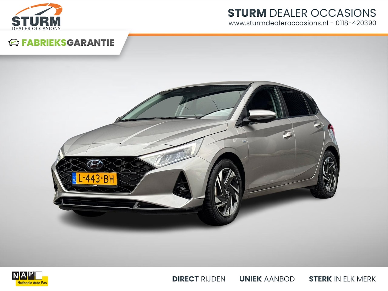 Hyundai i20 - 1.0 T-GDI Premium NL-Auto, Meest Luxe Uitvoering! - AutoWereld.nl
