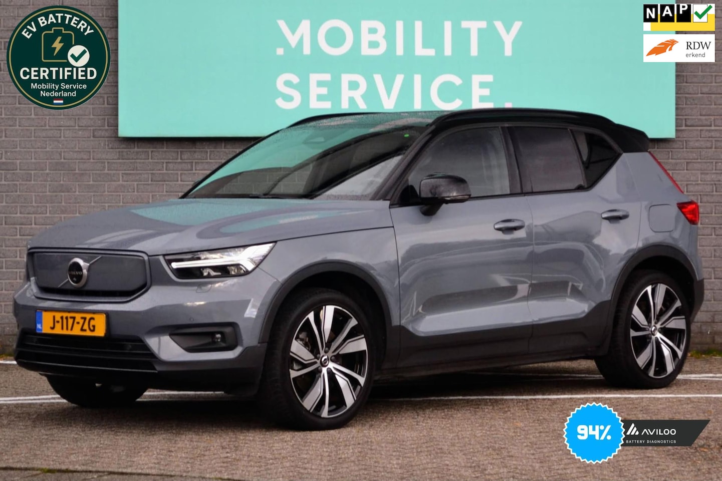 Volvo XC40 - Recharge P8 SOH94% AWD R-Design AUT LED 360Cam Alcan 19" Full Map - AutoWereld.nl