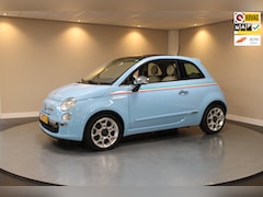 Fiat 500 - 0.9 TwinAir Lounge *Pano* 2de Eigenaar|PDC|Airco|Baby blauw