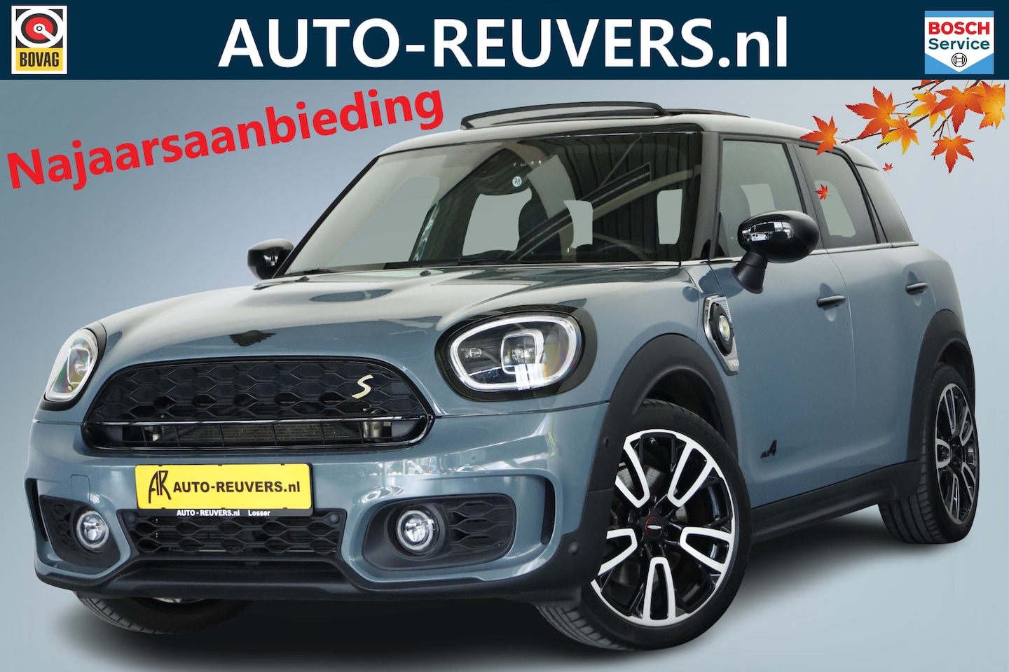 MINI Countryman - Mini 2.0 Cooper S E ALL4 John Cooper Works / Opendak / Harmankardon / ACC / CarPlay - AutoWereld.nl
