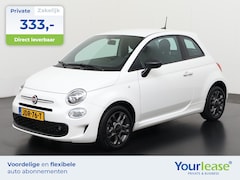 Fiat 500 - 1.0 Hybrid Sport Connect | All-in 333, - Private Lease | Direct uit voorraad