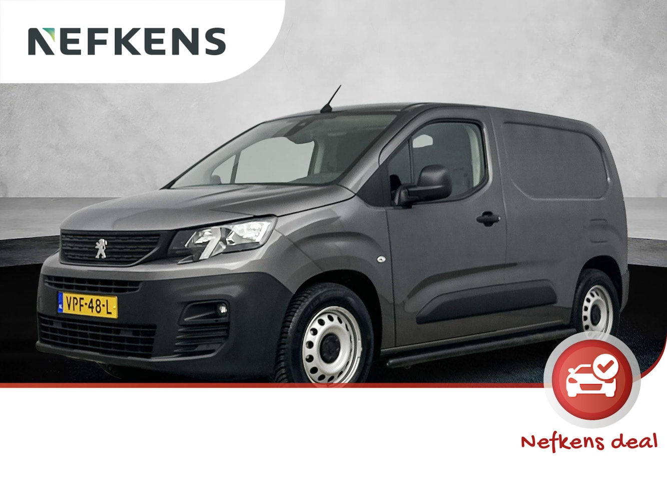 Peugeot e-Partner - 136 pk L1 50 kWh | Accu 91% | 3 Zitplaatsen | Carplay | Navigatie | Betimmering Laadruimte - AutoWereld.nl