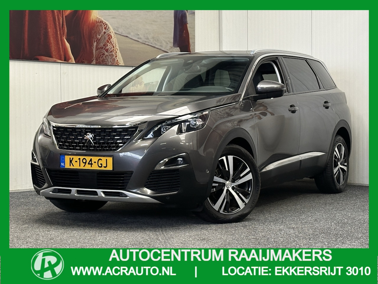 Peugeot 5008 - 1.2 PureTech Allure 7 PERSOONS PANORAMADAK 360 RONDOM CAMERA NAVIGATIE LEDER CRUISE CONTRO - AutoWereld.nl