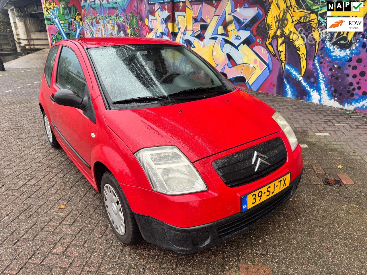 Citroën C2 - 1.1i Séduction stuurbekrachtiging stereo apk juli 2026. Met 203 dkm nap rijd heerlijk lekk - AutoWereld.nl