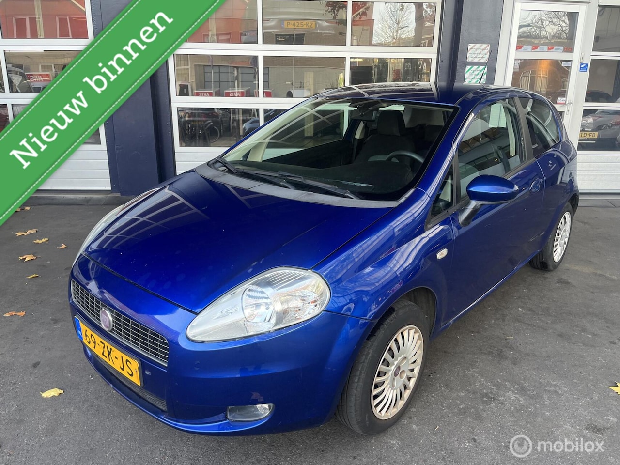 Fiat Grande Punto - 1.4 Dynamic/Airco/95DK NAP - AutoWereld.nl