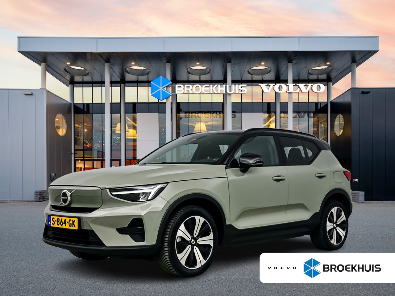 Volvo XC40 - Recharge Plus 70kWh | 19" | Leder/Nubuck | Getint glas | Adaptieve cruise | BLIS | Keyless - AutoWereld.nl