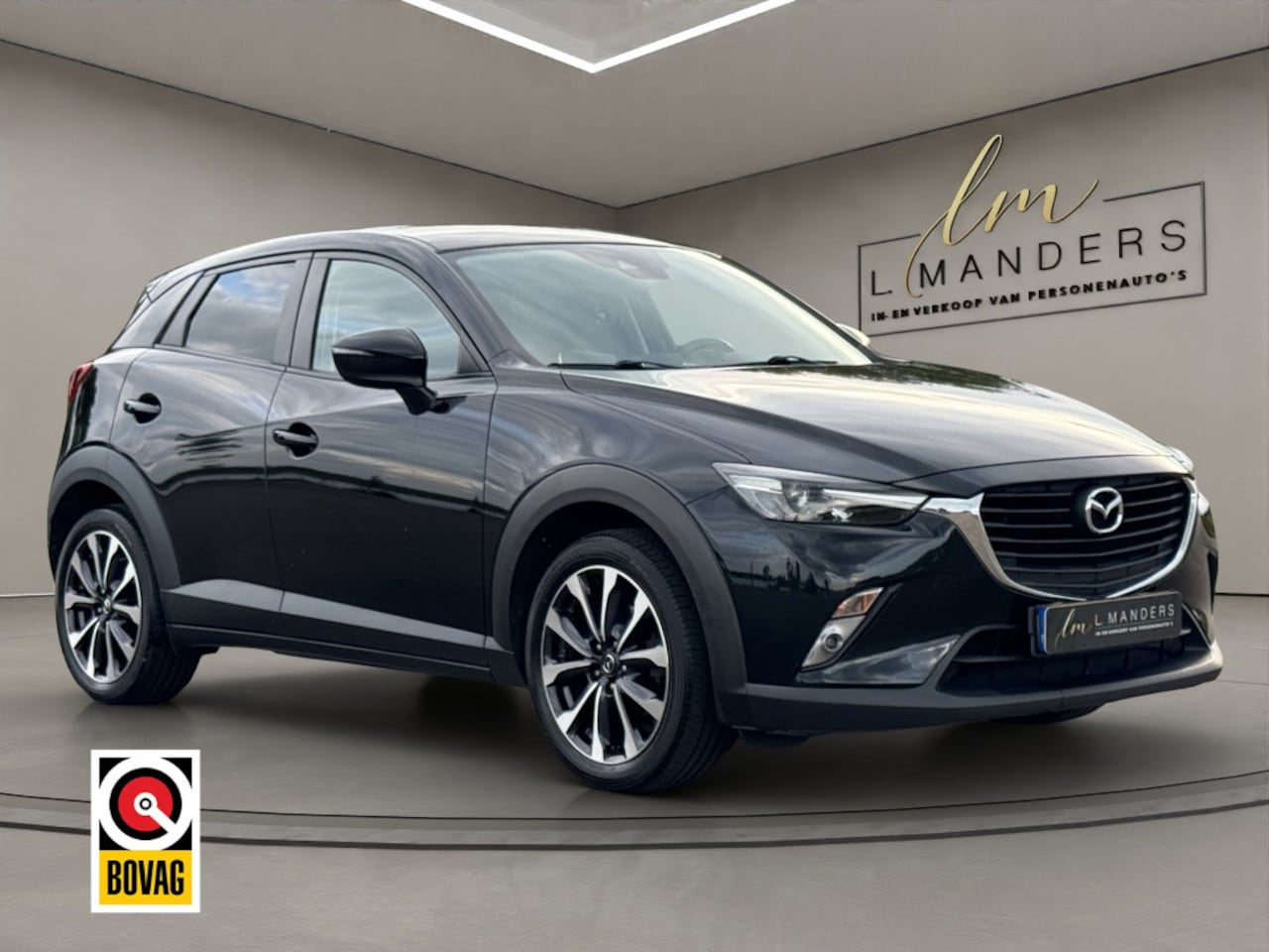Mazda CX-3 - SKYACTIV-G 2.0 120 DYNAMIC 2017 ZWART | Apple CarPlay | Airco - AutoWereld.nl