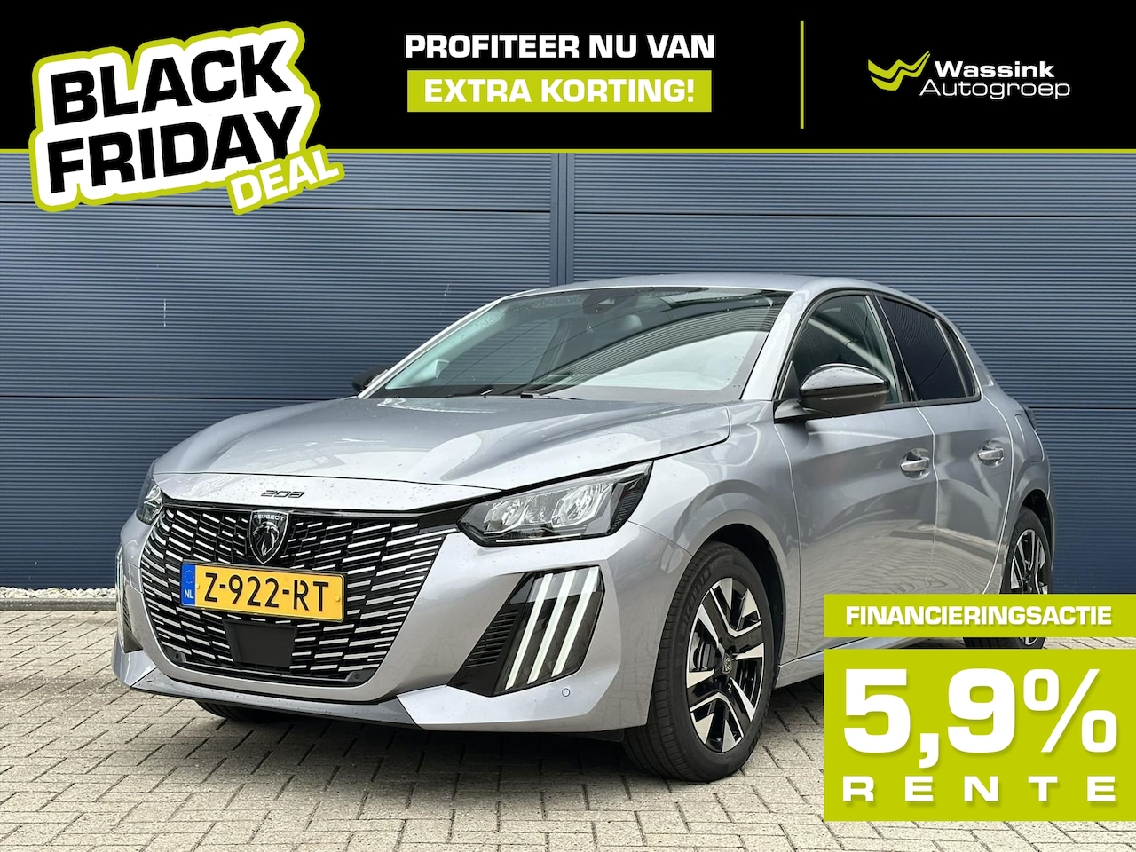 Peugeot 208 - 1.2 Hybrid 100 e-DCS6 Allure I BLACK FRIDAY DEAL DAB I Cruise I Camera I Carplay I Navigat - AutoWereld.nl