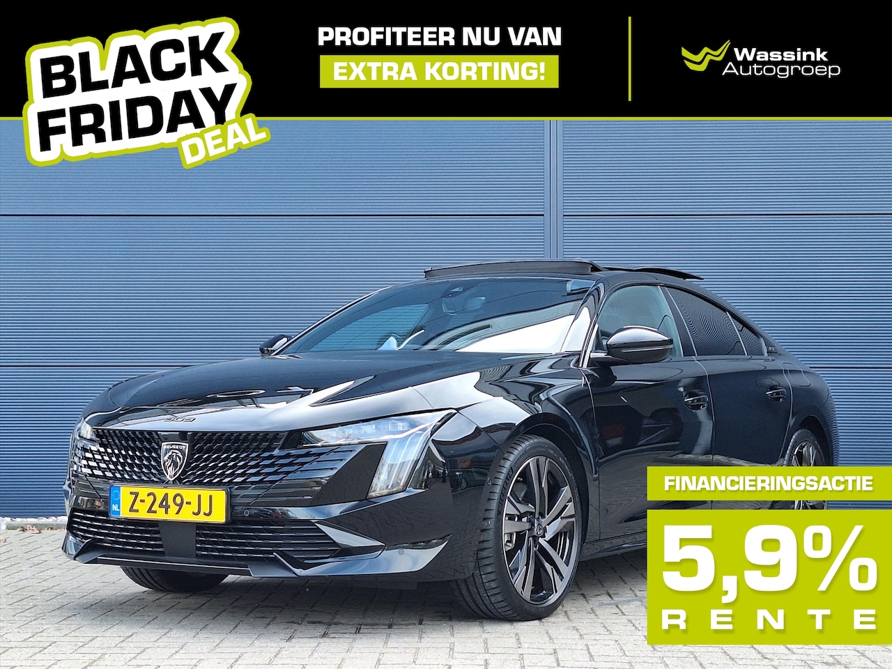 Peugeot 508 - 1.6 HYbrid 180pk e-EAT8 GT | BLACK FRIDAY DEAL | Schuifdak | Focal audio | 19 inch velgen - AutoWereld.nl