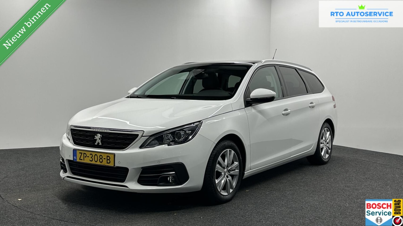 Peugeot 308 SW - 1.2 PureTech Blue Lease Executive LEER NAVI CARPLAY. - AutoWereld.nl