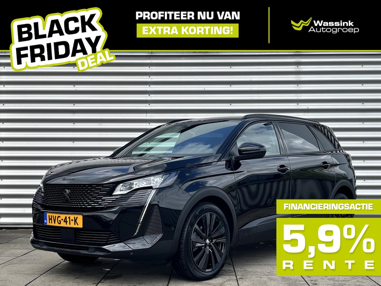 Peugeot 5008 - 1.2 Turbo 130pk GT EAT8 8-traps Automaat Black Pack | Navigatie | LED | Camera | Elektrisc - AutoWereld.nl