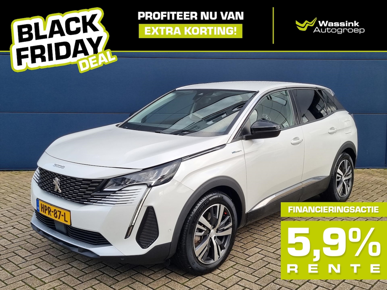 Peugeot 3008 - 1.6 Plug-in HYbrid4 300pk e-EAT8 GT BLACK FRIDAY DEAL | Navigatie | Camera | Stoelverwarmi - AutoWereld.nl