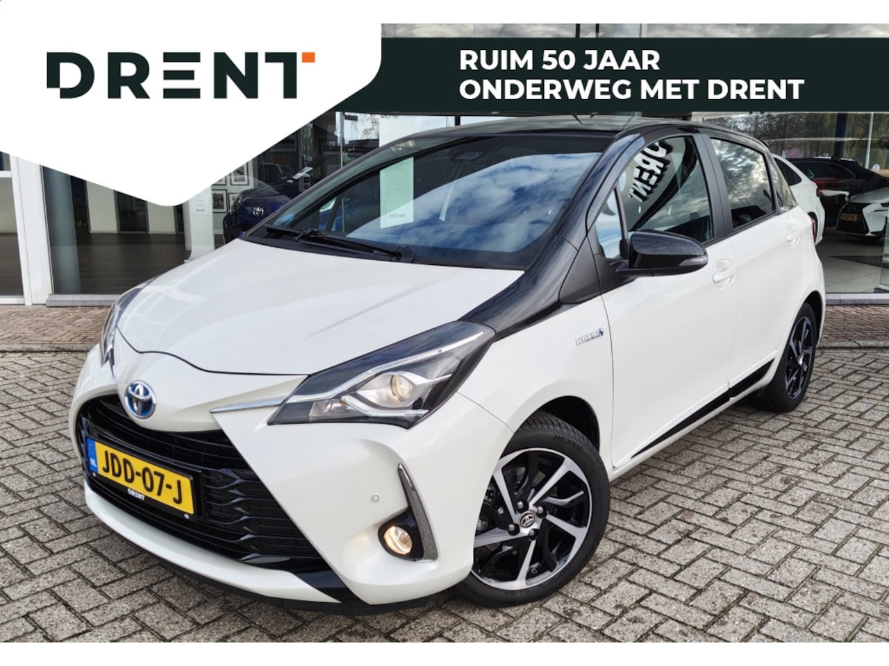 Toyota Yaris - 1.5 Hybrid Bi-Tone | Sensoren v/a | Android auto | Stoelverwarm - AutoWereld.nl