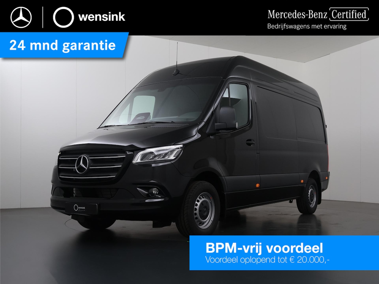 Mercedes-Benz Sprinter - 319 L2H2 RWD SELECT | LED | BPM VRIJ | DISTRONIC | WINTERPAKKET | LEER - AutoWereld.nl